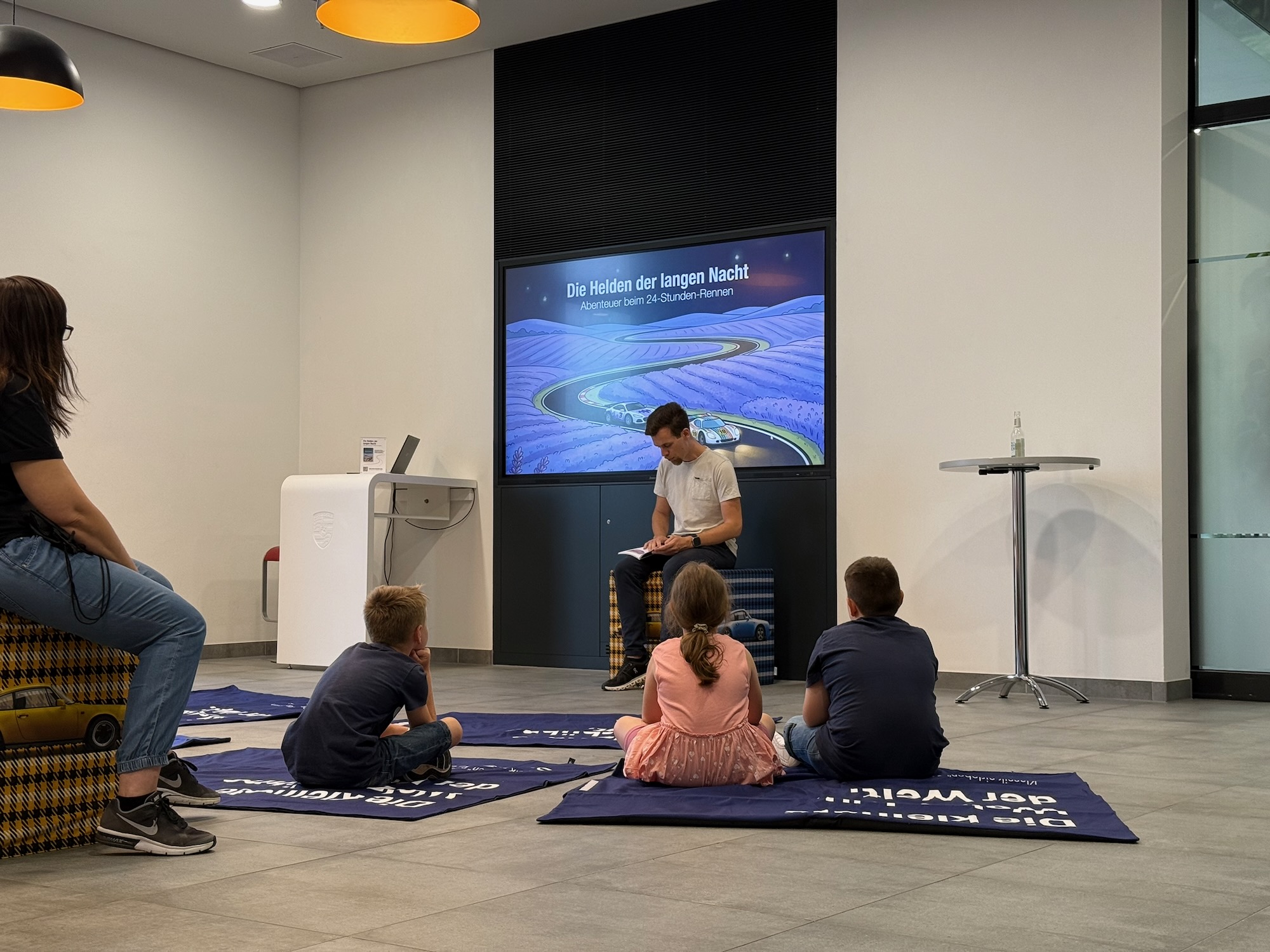 Tobias Krause bei seiner ersten Lesung in Leipzig.